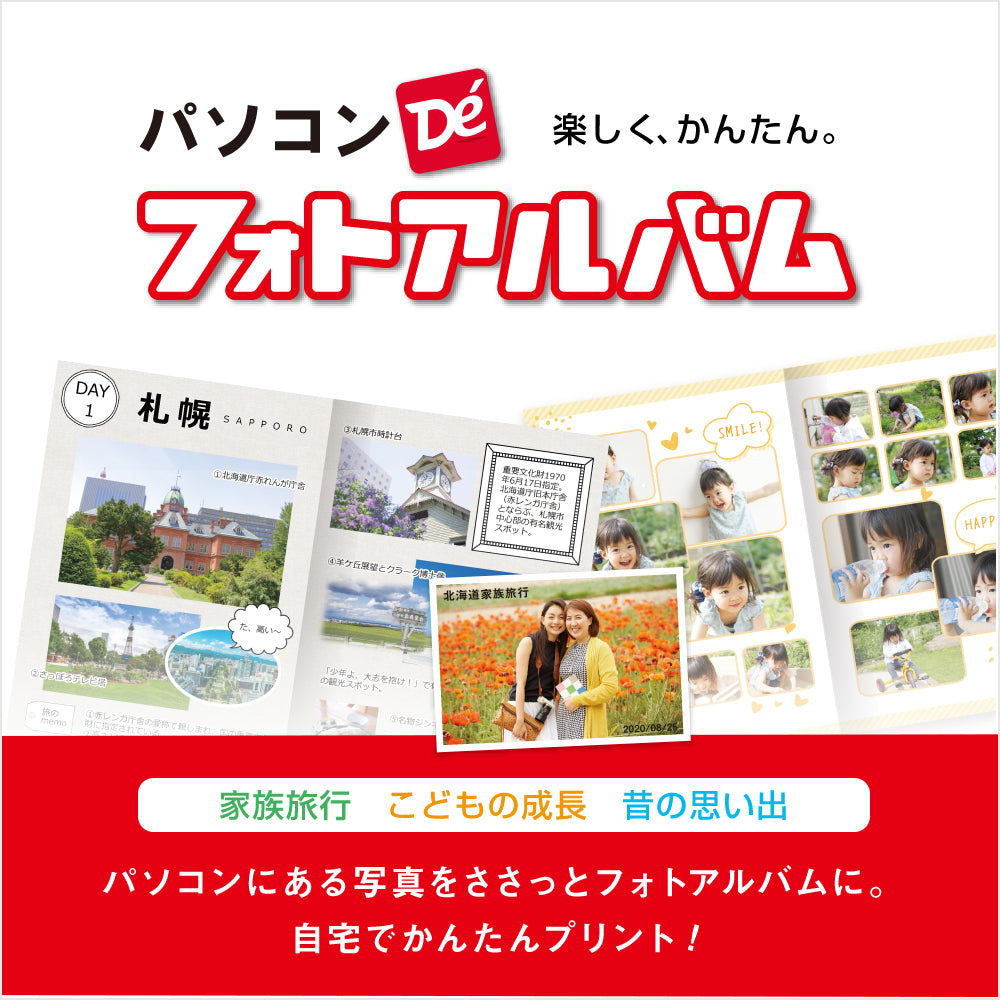 パソコンでフォトアルバム
