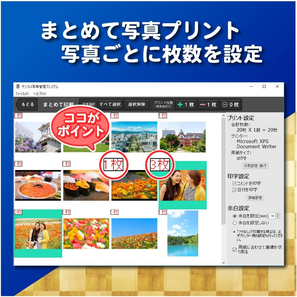 デジカメ写真管理プレミアム＋アルバムパック